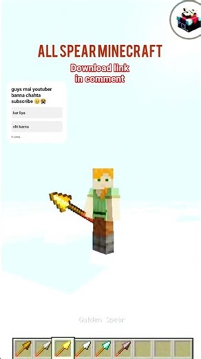 all spear 🌚 #minecraft