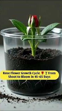 Rose Flower Growth Timelapse 🌹 | From Bud to Full Bloom in Stunning 4K #4K rose flower