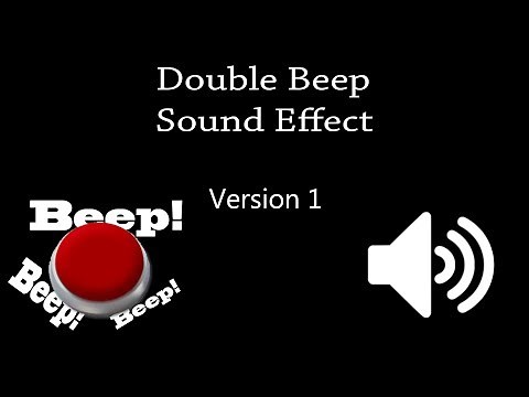 Double Beep Sound Effect