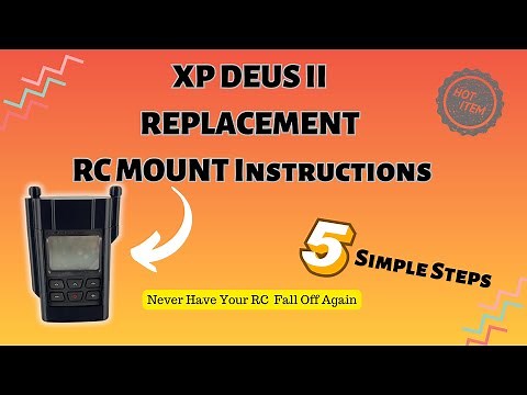 XP Deus II Replacement RC Mount Instructions - 5 Easy Steps