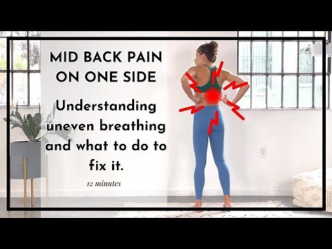 Breathing may lead to Back Pain -- Understanding Mid Back Pain on One Side