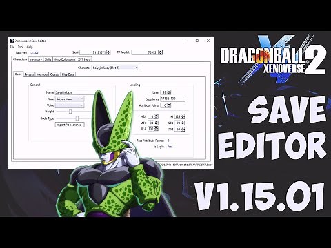 DB XENOVERSE 2: Save Editor DLC 11 | v1.15.01 | PC