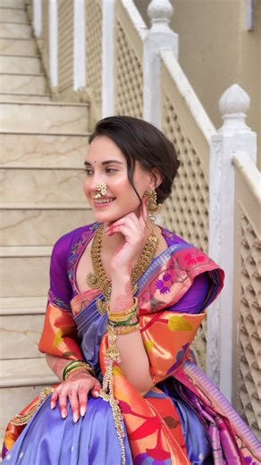 Madhuri Kobal | Bridal makeup artist on Instagram: "Marathi bride. Minimal makeup. Maximum grace.✨ Tradition meets simplicity in the most beautiful way. Makeup - @madhurikhese_makeupartist Hair - @komalpashankar_makeupartist Blouse - @srujana_by_ruttuja Saree - @zardozi_pune Jewellery- @nathicha__nakhara Gold jewellery- @solanki.jewellers Shoot by - @sanket_pashankar_photography #MKBride #DewyGlowByMK #MadhuriKheseMagic #madhurikhesemakeupartist #makeupartistindia #makeupartistworldwide #makeupa