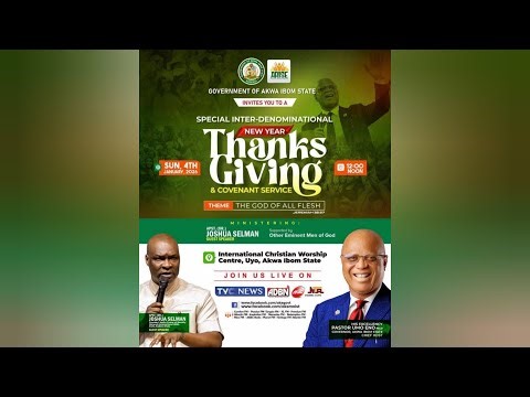 #Live:Special Inter-Denominational New Year Thanksgiving & Covenant Service