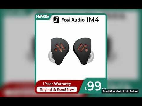 Fosi Audio IM4 10mm DualCavity Dynamic Driver OpenBack InEar Monitor Earphone HiFi Earbuds with 35mm