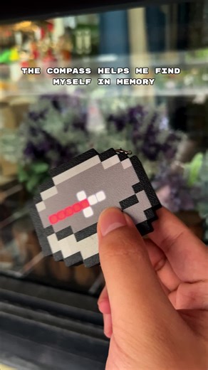 This is a Minecraft compass that can guide directions #minecraft#compass#giftideas#gift#vibe