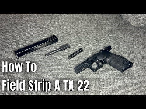 How To Field Strip A Taurus TX 22 (and Reassemble)