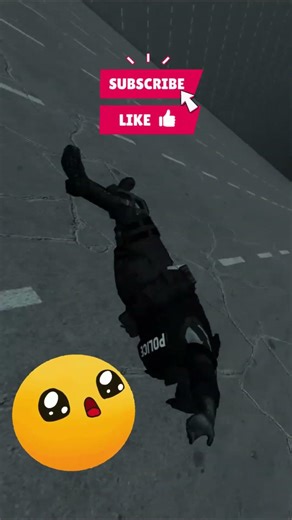 gmod ragdoll, the police erdim, slope 😱🔥💥