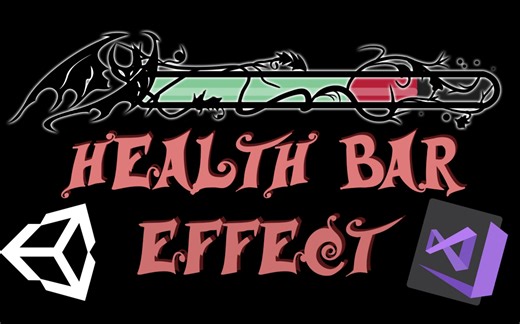 Health Bar Effect / Unity血条UI设计和受伤缓冲效果