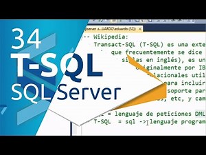 SQL Server | 34 - T-SQL SQL como lenguaje de programación