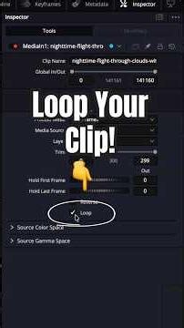 Loop Your Clip Over & Over - DaVinci Resolve