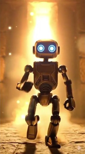 AI robot exploring an ancient pyramid 🤖#shorts #ai #robot #pyramid #mystery#trending