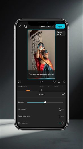 How to Camera Tracking In Capcut |Dance Body Taking Editing Tutorial 🔥😍
