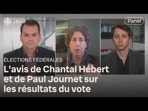 Chantal Hébert et Paul Journet analysent les résultats du vote | Élections Canada 2025 | L'agenda
