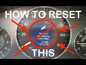 How to reset the Mercedes E-Class service?