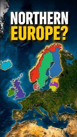 10 Countries you didn't know were in Northern Europe #geography #map #facts