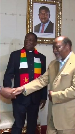 President Emmerson Mnangagwa has arrived in Luanda, Angola to attend OACP