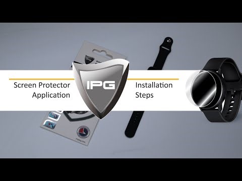 IPG Watch Screen Guard Installation
