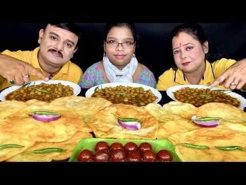 SPICY🔥CHILLI CHOLE BHATURE*INDIAN STREET FOOD*EATING CHALLENGE| GULAB JAMUN#food#mukbang#asmr#indian