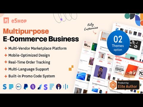 eShop Web Multi Vendor eCommerce Marketplace