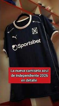 The new blue #Independiente 2026 jersey in detail