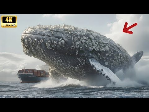 Animal Rescue Team Saves a Giant Whale in the Open Ocean