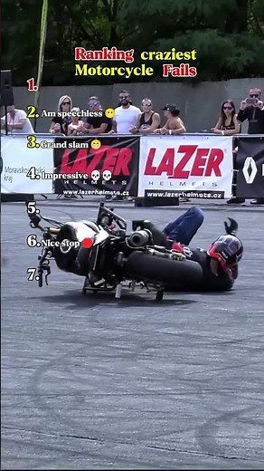 Ranking Craziest Motorcycle Fails.