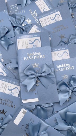 90K views · 679 reactions | 40pcs Passport Invitation | ArtsyCraft | Facebook