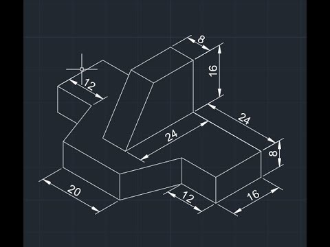 #AutoCAD| Draw AutoCAD Isometric drawing by simple techniques