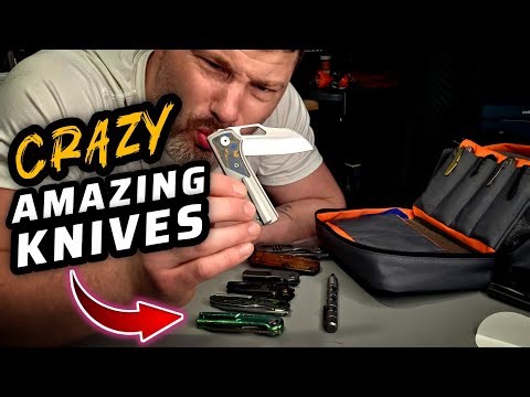 Some Seriously Cool New Knives (And A 40 Slot Carrying Case)