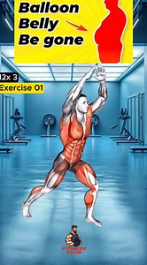 Get Rid of Your Balloon Belly ➜ 5-Min Standing Workout #ballon #belly... #fitnessmotivation #fit #motivation #bodybuilding #training #health #fitfam . | Fitnessclub