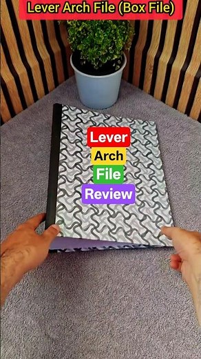 Cardboard Lever Arch Box File Review ✨ Big Size Office Documents File