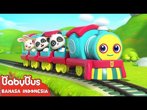 Kereta Kecil Jalan & Nyanyi Lagu Bahagia 🚂| Lagu Lucu | Lagu Anak-anak | BabyBus Bahasa Indonesia