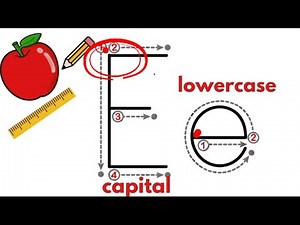 ✏️Write Capital ‘E’ and Lowercase ‘e’! | Handwriting for Toddlers, Preschoolers and Kindergarten!