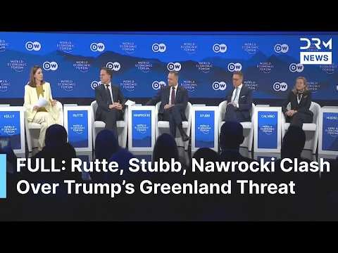 FULL DISCUSSION: Rutte, Finland Stubb, Poland Nawrocki Clash Over Trump’s Greenland Threat | AQ1B