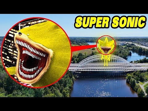 MON DRONE À TROUVÉ SUPER SONIC TAPES DANS LA VRAIE VIE !! (EFFRAYANT)