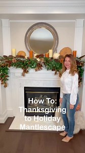From Turkey Day to Santa's sleigh!🛷 🎅🏽 Watch as Janine Graff QVC shows how to transform your mantle so it's Holiday-ready!🎄 Snag the styled items, here! > https://qvc.co/mantlescape | QVC
