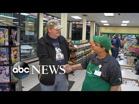Cashier reunites with man who left $273M lotto ticket