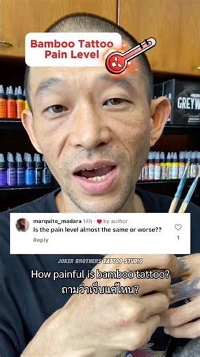BAMBOO TATTOO PAIN