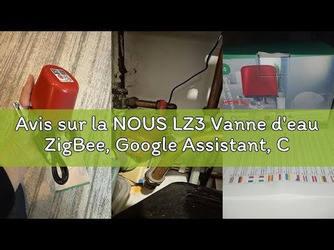 Avis sur la NOUS LZ3 Vanne d'eau ZigBee, Google Assistant, Compatible Amazon Alexa, Tuya Smart Life,