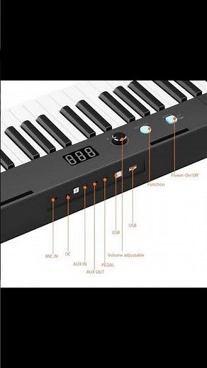 61 Key Keyboard Piano Showcase