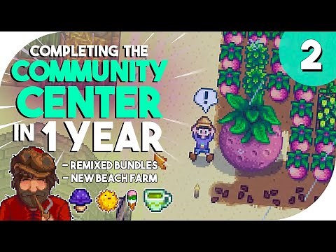 Completing the Community Center in 1 YEAR w/Remixed Bundles 🌱 Stardew Valley 1.5 Update #2