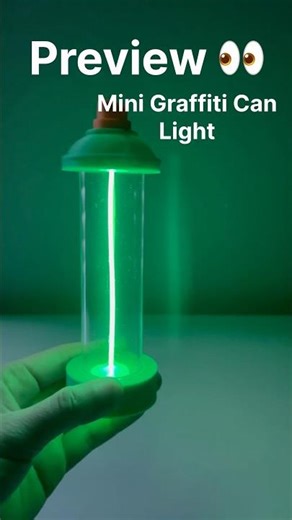 DIY Mini Spray Paint Can LED Light #DIY #LEDLight #SprayPaintArt #MiniArt #Graffiti
