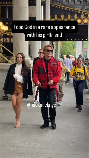 Food God and his queen in a rare appearance at the Squid Game NYC premiere 🦑🥰 @foodgod @netflix @squidgamenetflix #squidgamenyc | New York Mickey