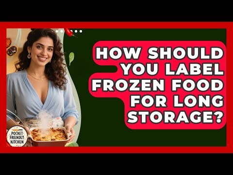 How Should You Label Frozen Food For Long Storage? - Pocket Friendly Kitchen