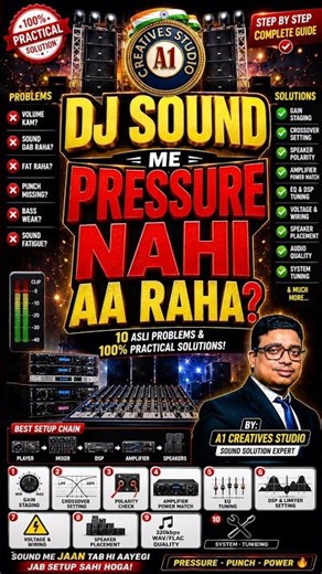 Maximize DJ BASS PRESSURE🔥 PUNCH & POWER🔊101% Solution✅#shorts