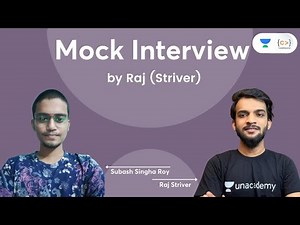 Mock Interview of Amazon Engineer by ex-Amazon Engineer | By Raj (Striver)