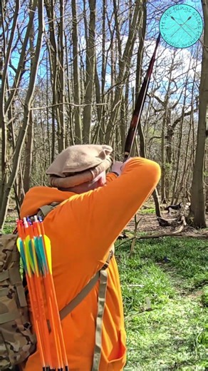 wolf kill shot, #asiaticarchery #thumbdrawarchery #fieldarchery