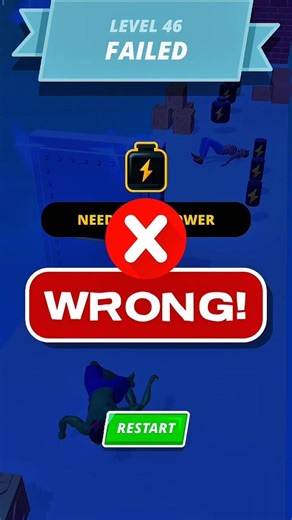 Muscle Rush Hard Hulk Level 46 Complete 💪 | Muscle Rush Gameplay #shorts #games #newlevelsgame