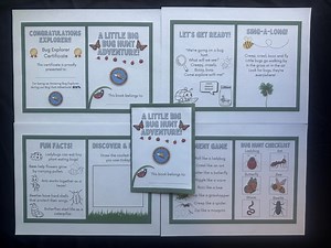 Little Big Bug Hunt Adventure Book: Printable Nature Journal for Kids (ages 3–7) - Etsy